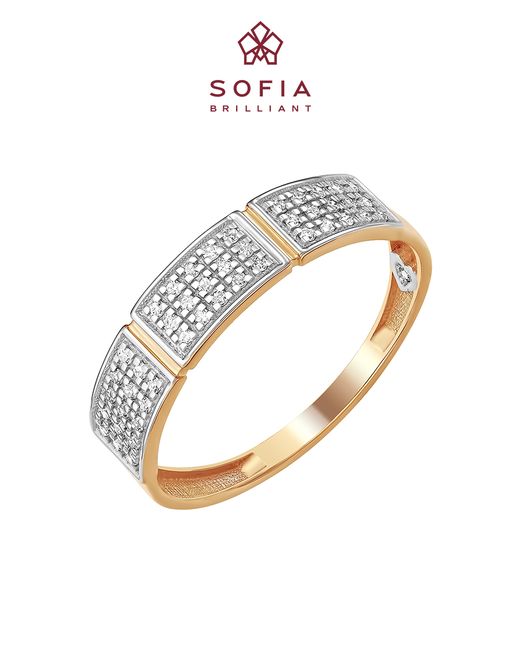 Sofia Brilliant Кольцо из золота р.165 113100505 бриллиант
