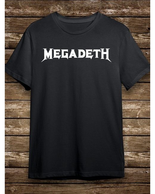 Hypnotica Футболка музыка Megadeth 1653 черная