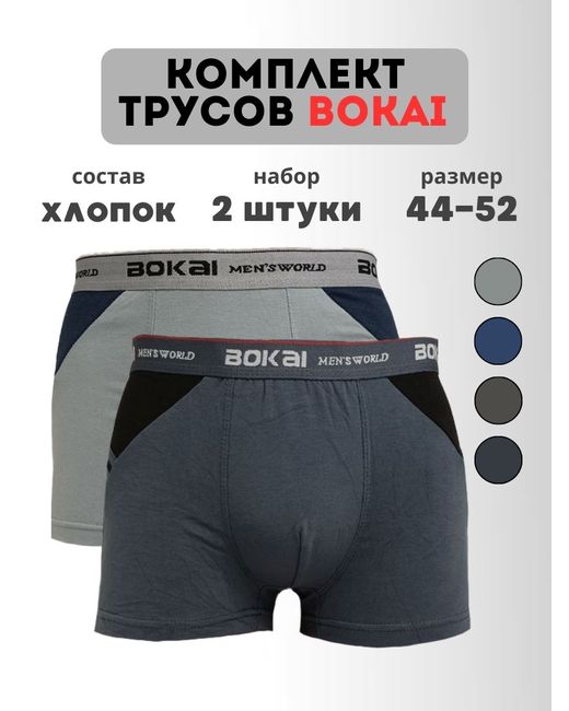 Bokai Комплект трусов мужских 738 2 шт.