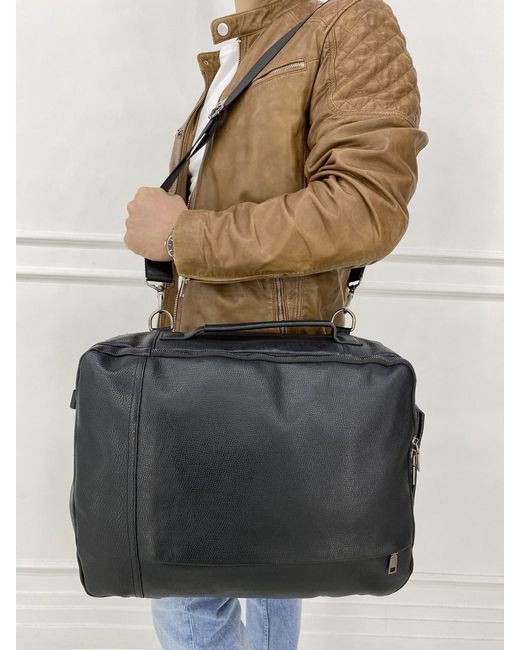 Capri Сумка-рюкзак черная 30x40x12 см