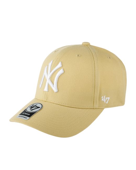 47 Brand Бейсболка унисекс B-MVPSP17WBP-LG New York Yankees MLB желтая one