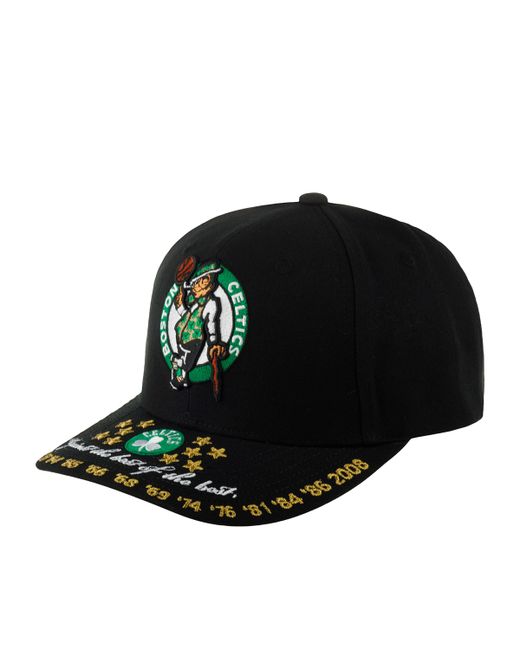 Mitchell&Ness Бейсболка унисекс HHSS6268-BCEYYPPPBLCK Boston Celtics NBA черная