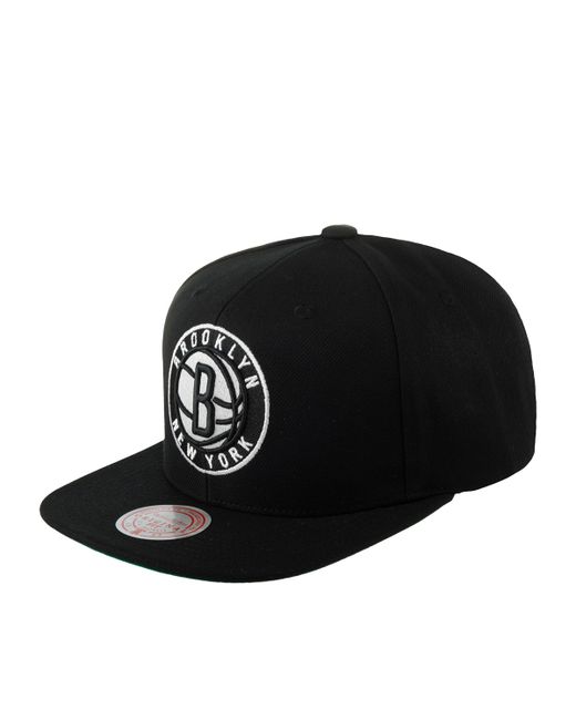 Mitchell&Ness Бейсболка унисекс HHSS5341-BNEYYPPPBLCK Brooklyn Nets NBA черная one