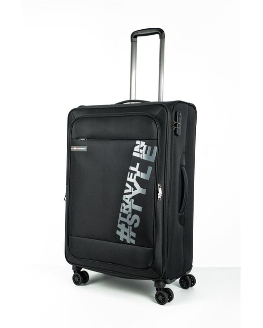 Sweetbags Чемодан унисекс Travel Style черный 73х45х27 см