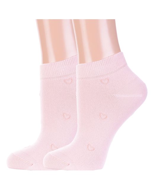 Брестский чулочный комбинат Комплект носков женских 2-14с1101 розовых 2 пары