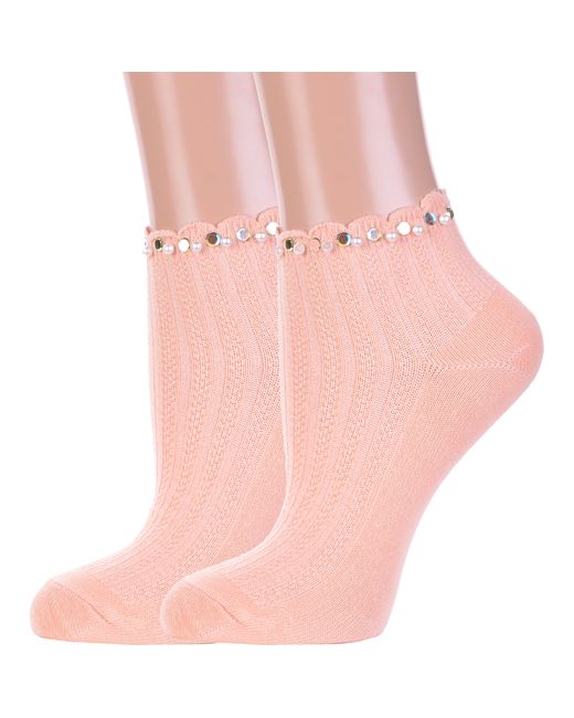 Hobby Line Комплект носков женских 2-Нжвип1006-14 розовых 2 пары
