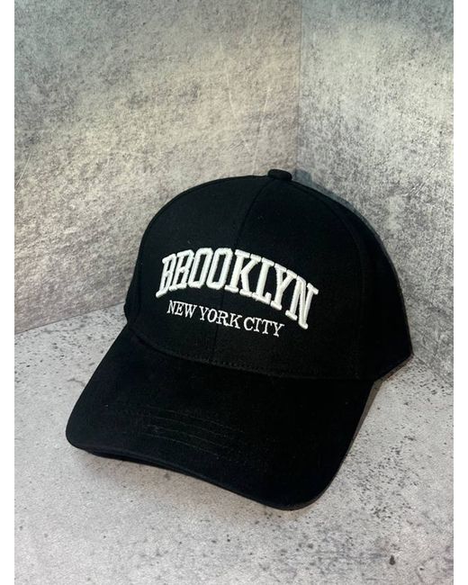 CityFOX Бейсболка унисекс BNCAP04/Brooklyn черная р.