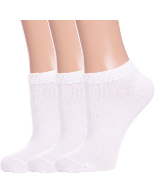 Hobby Line Комплект носков женских 3-Нжу523 белых 36-39 3 пары
