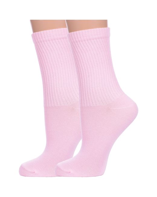 Борисоглебский трикотаж Комплект носков женских 2-6С305 розовых 2 пары