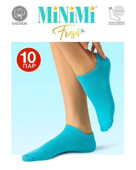 Minimi Basic Комплект носков женских бирюзовых 35-38
