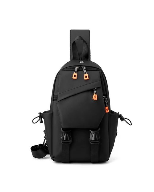 Forall Сумка-рюкзак унисекс Style черная 19x33x10 см
