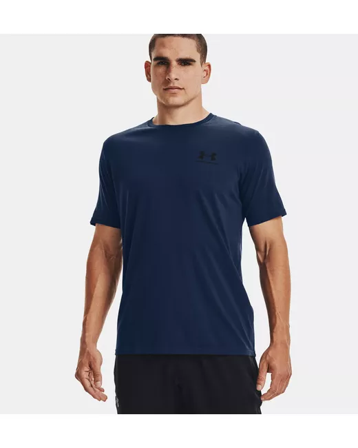 Under Armour Футболка Sportstyle Left Chest SS тёмно размер LG