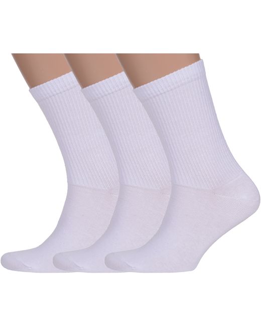 Virtuoso Комплект носков мужских 3-nm-50 белых 29 3 пары