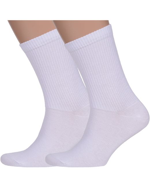 Virtuoso Комплект носков мужских 2-nm-50 белых 2 пары
