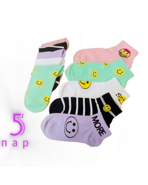 Nplus Комплект носков женских Арт8112-1разноцветных 36-40 5 пар