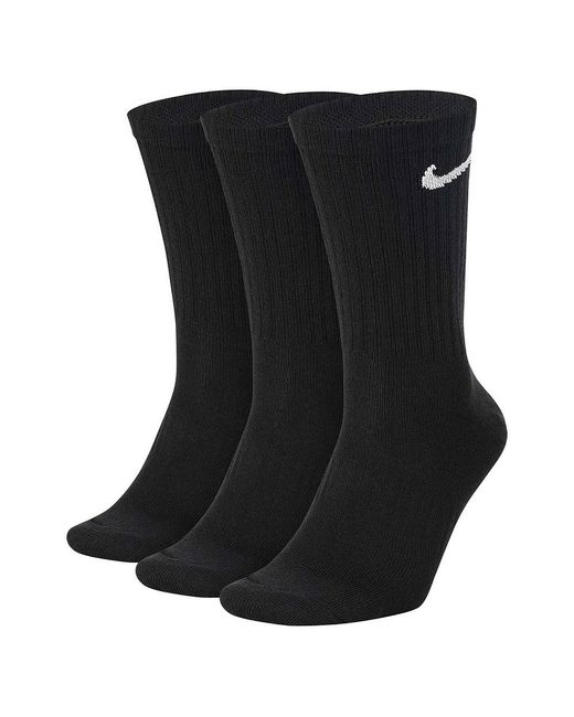 Nike Носки Everyday Lightweight Crew черные