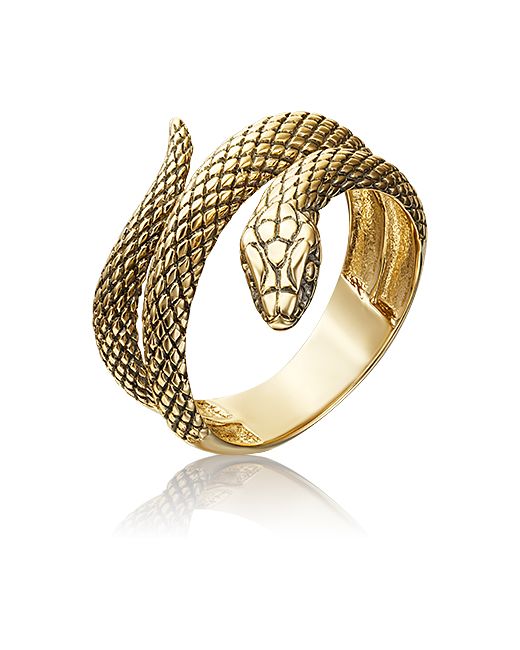 PLATINA Jewelry Кольцо из желтого золота р.