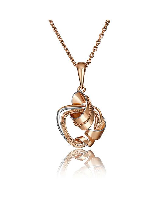 PLATINA Jewelry Кулон из красного золота