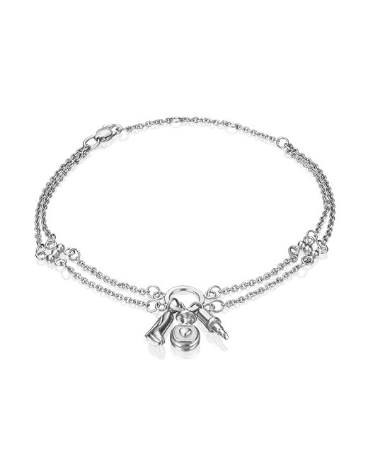 PLATINA Jewelry Браслет из серебра р.
