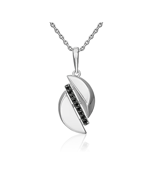 PLATINA Jewelry Кулон из серебра фианит