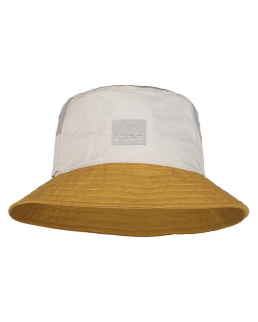 Buff Панама унисекс Sun Bucket Hat желтая р. L-XL