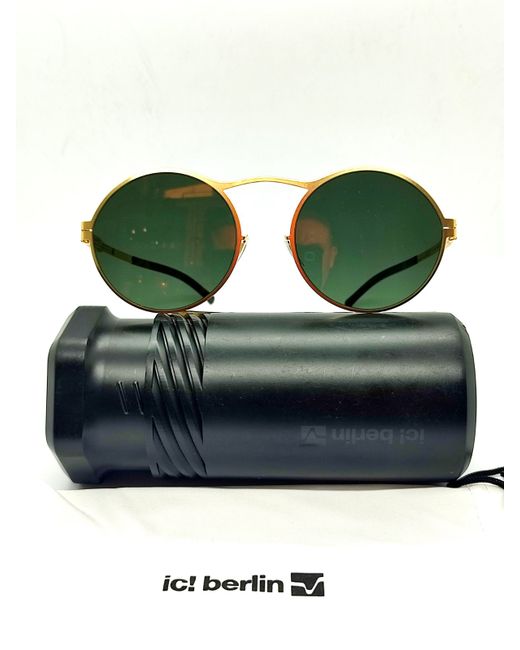 IC! Berlin Солнцезащитные очки унисекс зеленые