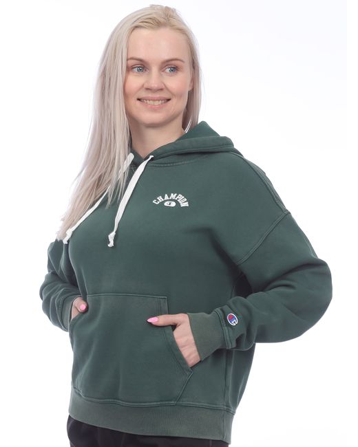 Champion Худи зеленое M