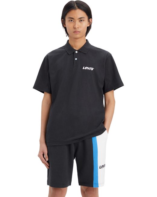 Levi's® Футболка Graphic Vintage Fit Polo Shirt черная