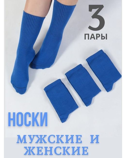 StyleWind Комплект носков женских ГОНИПОП3пары синих 43-45