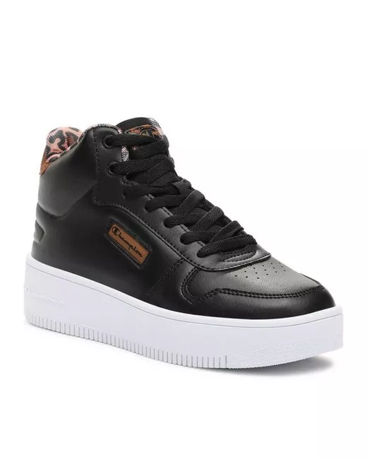 Champion Кеды Mid Cut Shoe Rebound Plat Animalier S11609-KK001 черные