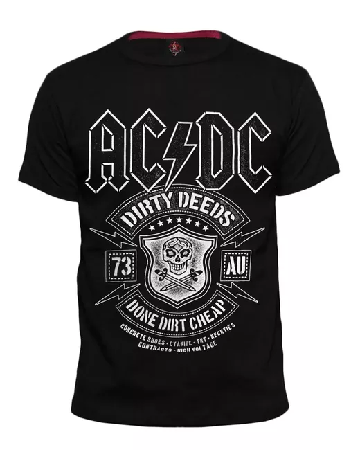 RockMerch Футболка унисекс RBE059 черная
