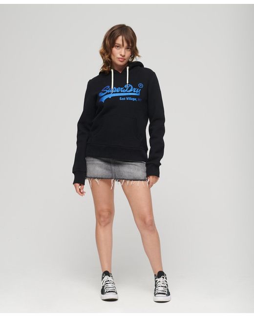 Superdry Худи W2011959A черное 8 UK