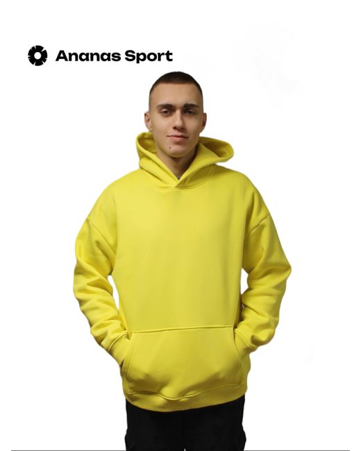 Ananas Худи унисекс желтое