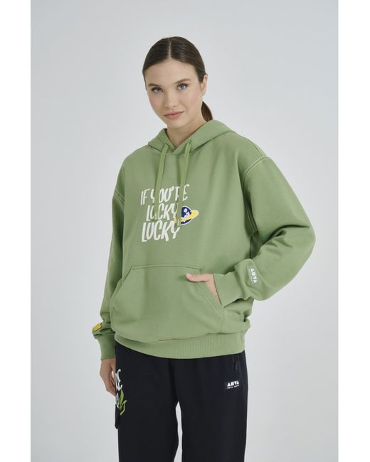 Anta Худи унисекс 872348702 Skate Culture SORONA WARM зеленое