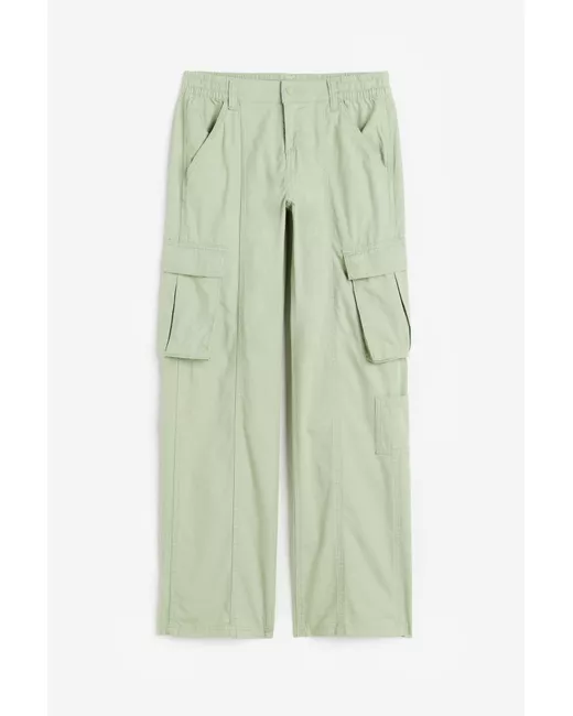 H & M Брюки 1083344028 зеленые доставка из-за рубежа