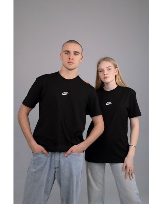 Nike Футболка унисекс DRI-FIT черная S