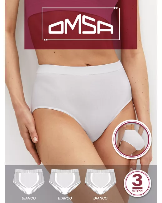 Omsa Комплект трусов женских OmD 2231S белых L