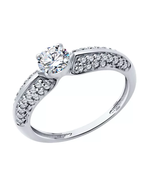 Diamant Кольцо из серебра р. фианит