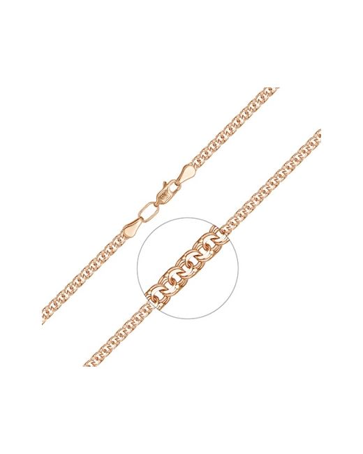 PLATINA Jewelry Браслет из красного золота р.