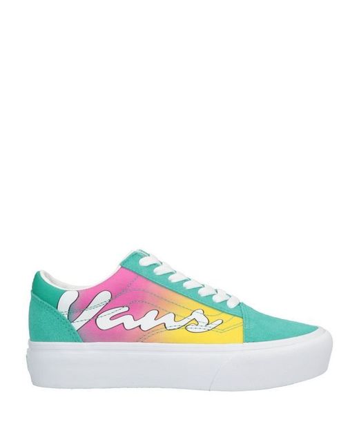 Vans Кеды 17376391 зеленые