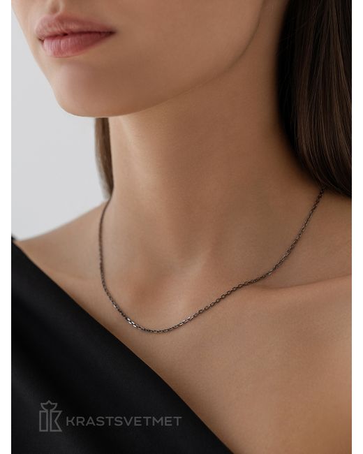 Krastsvetmet Цепочка из серебра 45 см НЦ22-206-6d-05