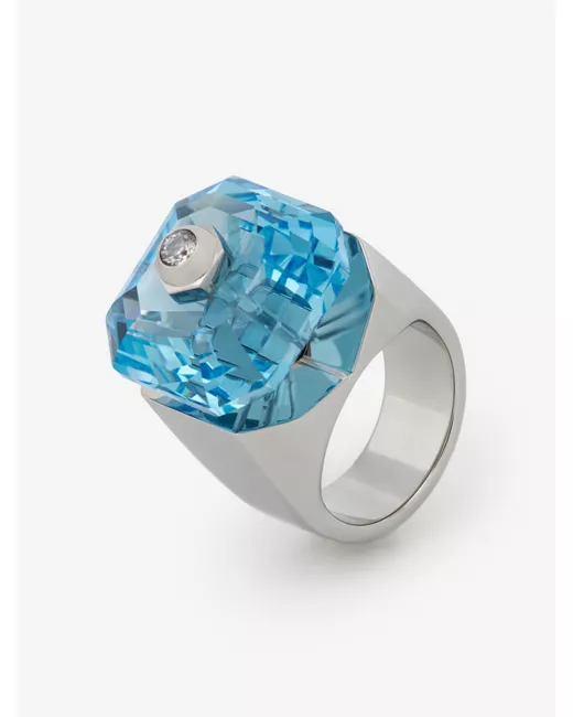 Swarovski Кольцо для голубой размер 52