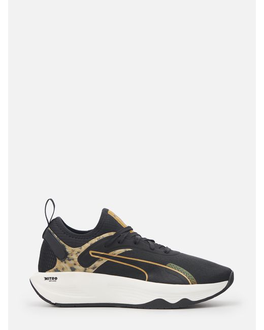 Puma Кроссовки для с белым и золотым размер UK 7