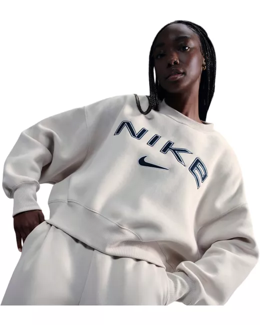 Nike Свитшот W Nsw Phnx Flc Oos Logo Crew XL