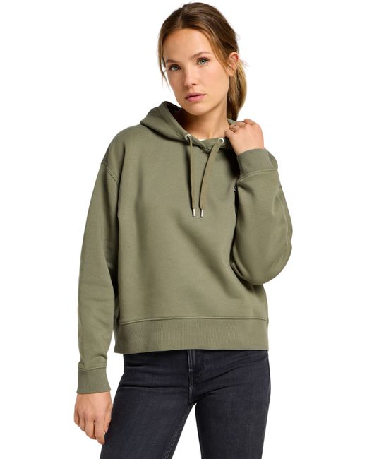 Lee Худи LOGO HOODIE MERCANTILE зеленое