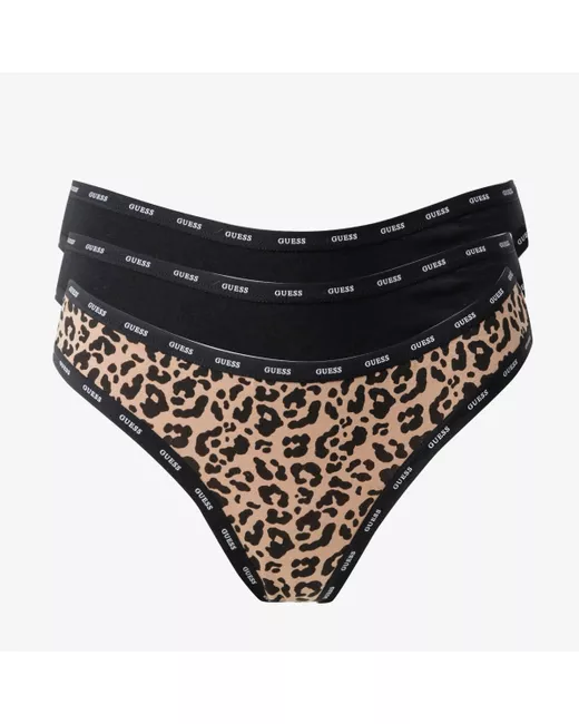 Guess Комплект трусов женских Basic Brazilian разноцветных M 3 шт.