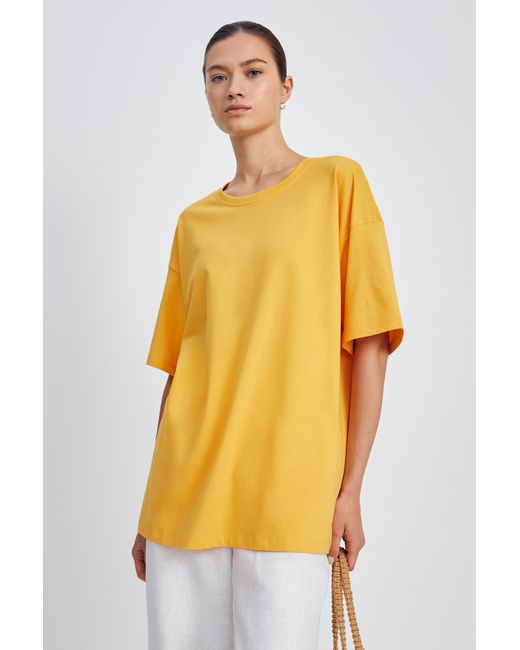 Finn Flare Футболка желтая XS