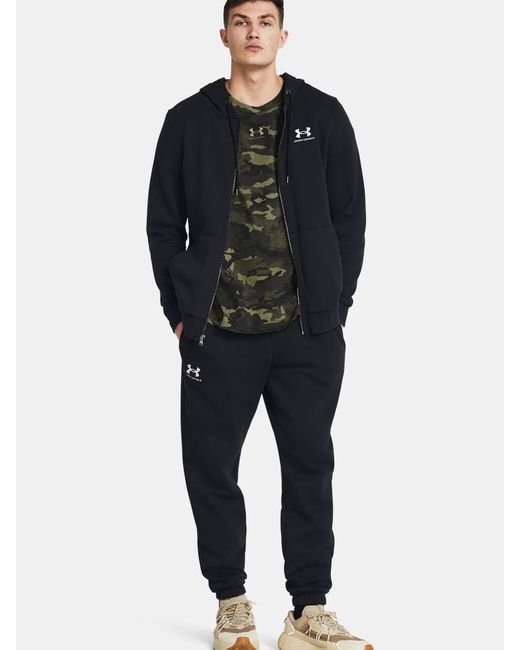 Under Armour Брюки Essential Fleece Jogger черные M