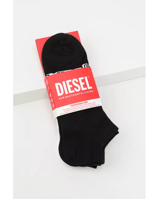 Diesel Комплект носков мужских черных 3 пары