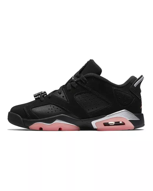 Jordan Кроссовки унисекс Air 6 Retro Low Sunblush GS черные